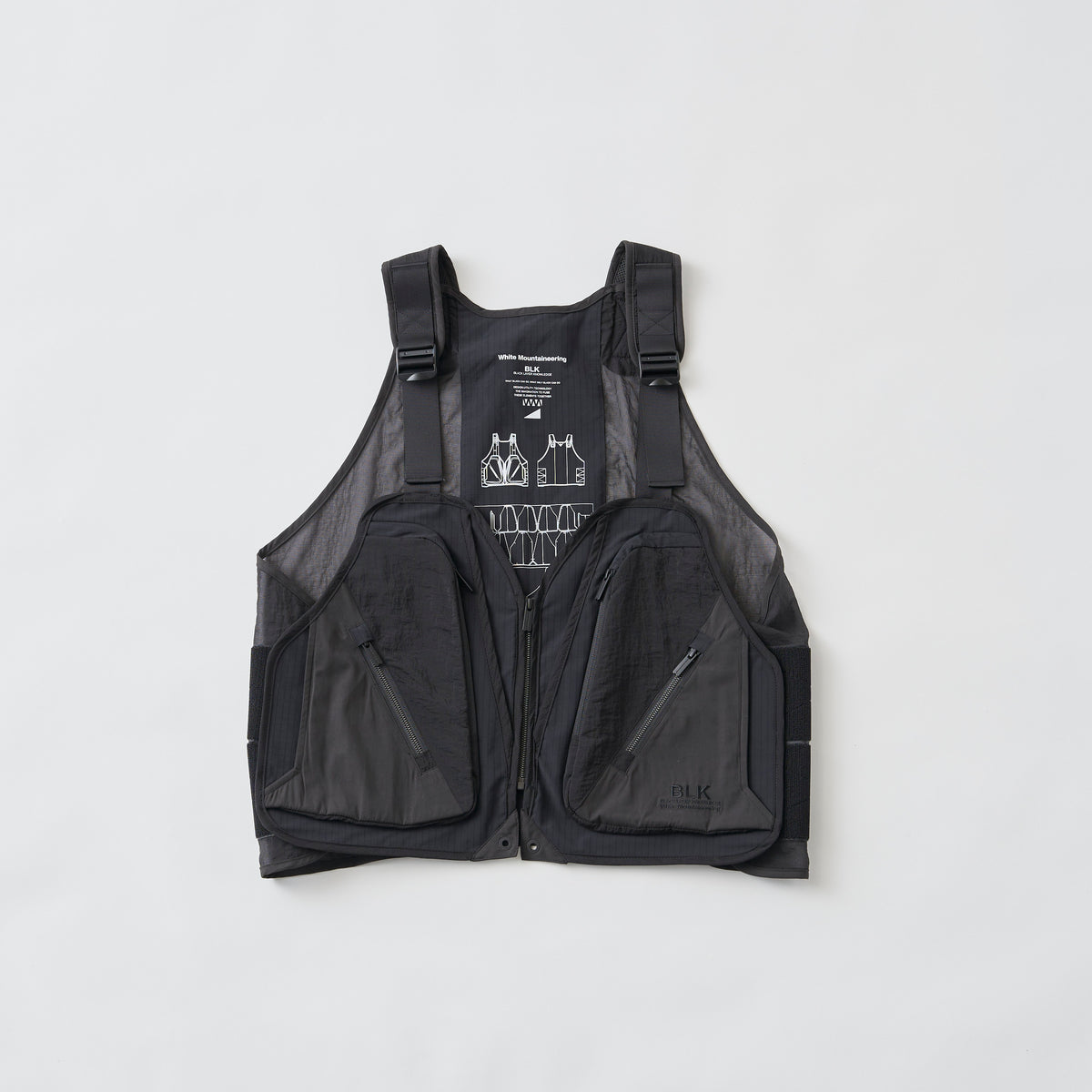 White Mountaineering｜BLK CAMPING VEST