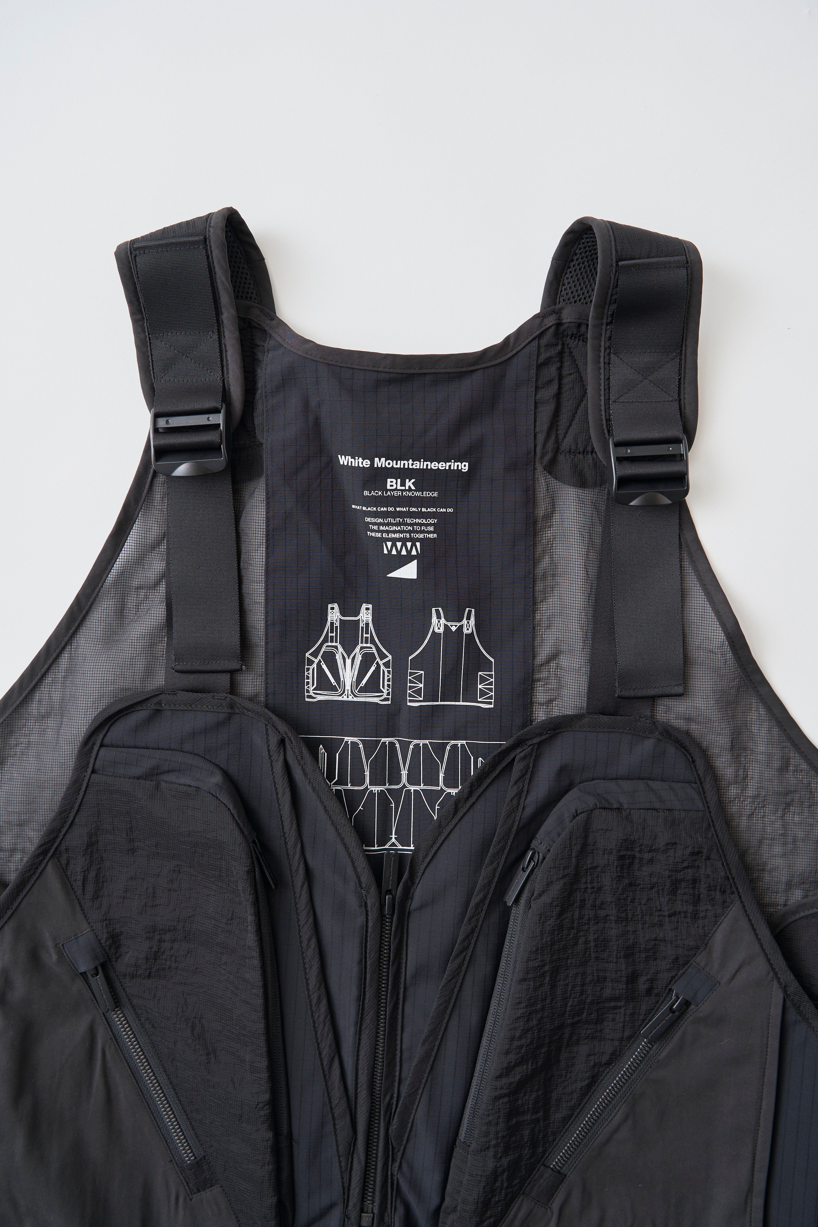 White Mountaineering｜BLK CAMPING VEST