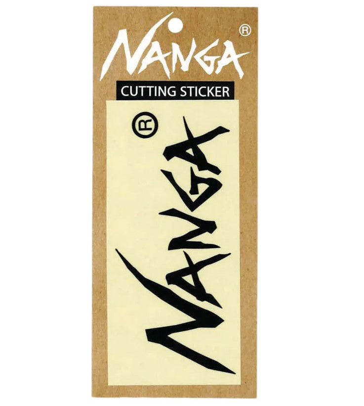 NANGA / LOGO CUTTING STICKER  XS