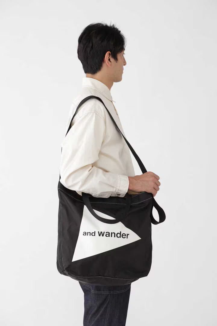 andwander / CORDURA logo tote bag large