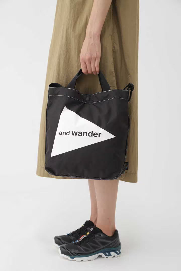 andwander / CORDURA logo tote bag medium