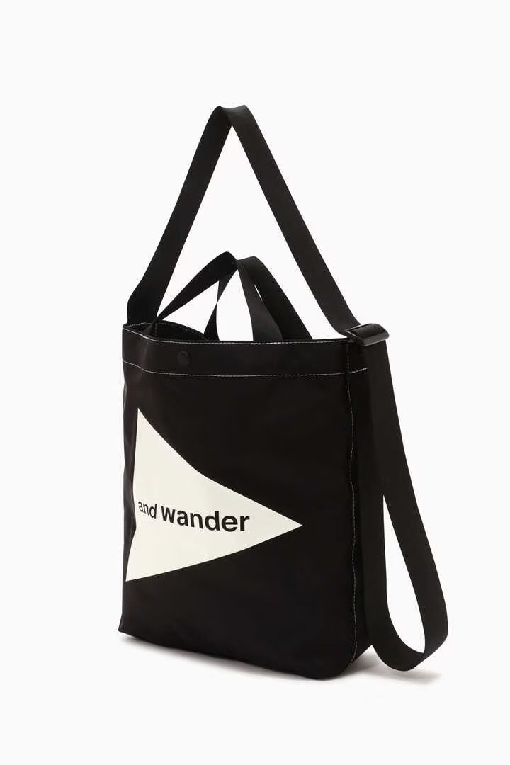 andwander / CORDURA logo tote bag medium